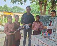 प्राथमिक विद्यालय पिपरौली में रंगोली पोस्टर एवं निबंध प्रतियोगिता का हुआ आयोजन