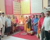 धनतेरस पर जिला ब्राह्मण महासभा ने 1000 दीप जलाकर मनाया दीपोत्सव
