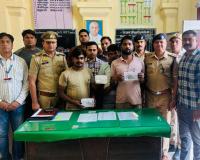 टूंडला जंक्शन पर सियालदाह-अजमेर एक्सप्रेस से तीन सूटकेस चोर गिरफ़्तार