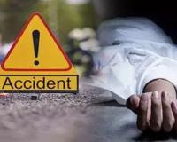 अज्ञात वाहन की टक्कर बाइक सवार एक युवक की मौत दूसरा घायल