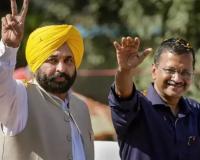 पंजाब की प्रगति की प्रार्थना के लिए विशाल जनसमूह में शामिल हुए मान और केजरीवाल