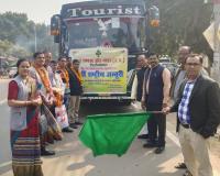 19वीं राष्ट्रीय जंबूरी के लिए स्काउट गाइड व कैप्टन/मास्टर हुए रवाना 