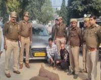 मैनपुरी पुलिस ने दो तस्करों को गिरफ्तार कर उनके कब्जे से दुर्लभ प्रजाति के 74 कछुए बरामद किए