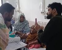 तीर्थंकर महावीर अस्पताल में युवक ने किया हंगामा, भर्ती फाइल न बनने से भड़का गुस्सा