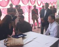 निःशुल्क स्वास्थ्य शिविर आयोजन, पुलिस कर्मियों और परिजनों की मेडिकल कैंप में हुई जांच