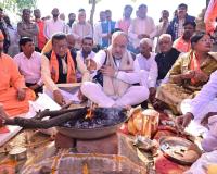 विश्रनोई धर्मशाला का हुआ शिलान्यास, पर्यावरण के महत्व पर चर्चा