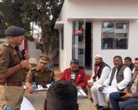 सुरक्षा को लेकर बड़ी बैठक, ग्रामीणों ने उठाई मजबूत चौकसी की मांग, पुलिस अलर्ट मोड पर