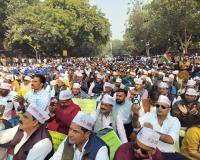 टीईटी की अनिवार्यता के विरोध में शिक्षकों ने किया ऐतिहासिक प्रदर्शन