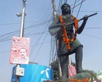 वीरांगना ऊदा देवी पासी की प्रतिमा का राजनाथ सिंह और योगी आदित्यनाथ ने अनावरण किया