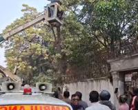 पेड़ों की छटाई करते समय हाई-टेंशन लाइन की चपेट में आया मजदूर, मौके पर हुई मौत