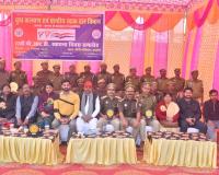 संभल में मनाया गया पीआरडी का 77 वां स्थापना दिवस 