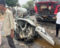 राजस्थान: ट्रक से टक्कर के बाद कार में सवार एक ही परिवार की छह महिलाओं की मौत