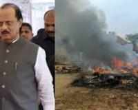 अजित पवार की मृत्यु : राकांपा नेताओं ने फडणवीस से मुलाकात की