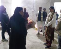 चेयरमैन प्रतिनिधि सहित ईओ ने रैन बसेरा में व्यवस्थाओं का किया निरीक्षण 