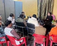 खेल मैदान में मेला लगाने का विरोध