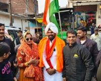 पानीपत से गोरखपुर तक ऐतिहासिक पदयात्रा, फिरोजाबाद में हुआ भव्य स्वागत