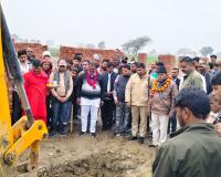 जसराना के नगला जाट में 'रेनेसां इंटरनेशनल स्कूल' का भव्य भूमि पूजन संपन्न