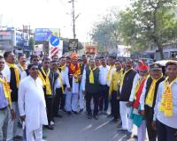 धूमधाम से निकाली गई राष्ट्रीय संत गाड़गे महाराज जी की शोभायात्रा