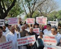 हरियाणा कांग्रेस का विधानसभा तक प्रदर्शन मार्च, कानून-व्यवस्था और बेरोजगारी पर सरकार को घेरा