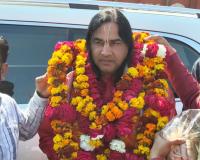 देवकीनंदन जी महाराज का भव्य स्वागत