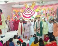 समाज सेवा युवा मंडल के चार वर्ष पूर्ण होने पर, संकीर्तन का आयोजन 