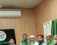 आगामी त्यौहारों पर व्यवस्थाओं AIMIM ने नगर आयुक्त को सौंपा ज्ञापन