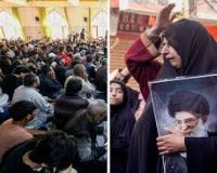 शिया और सुन्नी समुदाय के सदस्यों ने खामेनेई को श्रद्धांजलि दी