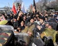 जम्मू कश्मीर: खामेनेई की मौत के विरोध में हुए प्रदर्शनों में 14 लोग घायल