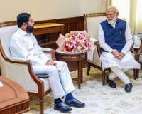 महाराष्ट्र के उपमुख्यमंत्री एकनाथ शिंदे ने प्रधानमंत्री मोदी से मुलाकात की