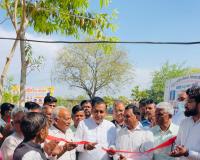 विधायक सर्वेश यादव ने तहसील परिसर में इंटरलॉकिंग कार्य का फीता काटकर किया उद्घाटन 