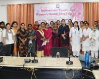 अंतरराष्ट्रीय महिला दिवस के उपलक्ष्य में महिला स्वास्थ्य जांच शिविर का आयोजन