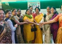 माथुर वैश्य इंटरनेशनल क्लब महिला एकता ने कराया होली मिलन कार्यक्रम