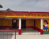 विद्यालय की जमीन पर दबंगों का कब्जे का प्रयास, मैदान में खुदवा दी नींव