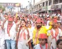 भव्य प्रभात फेरी के साथ भगवान झूलेलाल जन्मोत्सव की शुरुआत