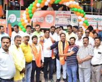 भाजपा नगर कार्यालय पर नवनियुक्त पदाधिकारियों का भव्य स्वागत