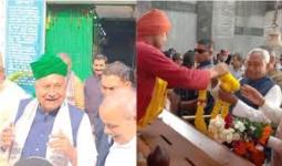 बिहार मतगणना से पहले नीतीश कुमार ने दरगाह, मंदिर और गुरुद्वारे में मत्था टेका