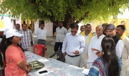 रोल प्रेक्षक नागेंद्र प्रताप ने किया उच्च प्रा० वि० नागऊ स्थित बूथ संख्या-292, 293 का औचक निरीक्षण 