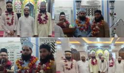 नगीना मस्जिद में 26वें रोजे पर मुकम्मल क़ुरआन, तरावीह में उमड़ी भीड़