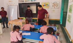 बीएसए ने खैरगढ़ व शिकोहाबाद के विद्यालयों का किया निरीक्षण