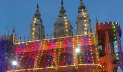 उसायनी स्थित श्री वैष्णो देवी धाम में उमड़ा आस्था का सैलाब