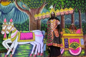 सूर्पनखा नासिका भंग, खर दूषण वध और सीता हरण का मंचन