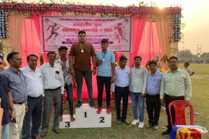 मंडलीय प्रतियोगिता में खिलाड़ियों ने दिखाया दमखम