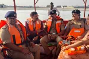 तिगरी गंगा मेले की तैयारियों का एडीजी रमित शर्मा, डीआईजी मुनीराज ने किया निरीक्षण, दिए आवश्यक दिशा-निर्देश 