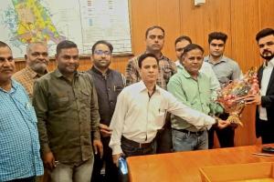 पत्रकार वेलफेयर एसोसिएशन ने नवनियुक्त जिलाधिकारी का किया स्वागत