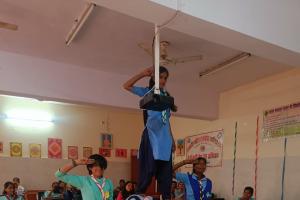 रेंजर शिविर के पांचवे दिन सांस्कृतिक कार्यक्रम 