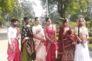 कानपुर में रंगों और अधिकारों की गूंज — ट्रांसजेंडरों ने तीसरी प्राइड परेड में सोलह श्रृंगार कर निकाली रैली