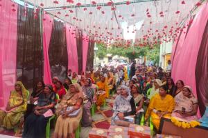 खादी ग्रामोद्योग बोर्ड ने किया ग्रामीणों और महिलाओं को जागरुक 