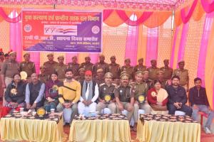 संभल में मनाया गया पीआरडी का 77 वां स्थापना दिवस 