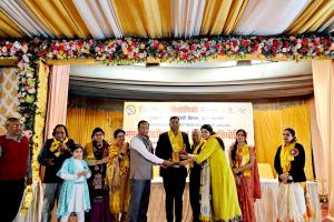 आगरा में राष्ट्रपति एवं राज्य अध्यापक पुरस्कार विजेताओं ने किया अश्वनी जैन का सम्मान