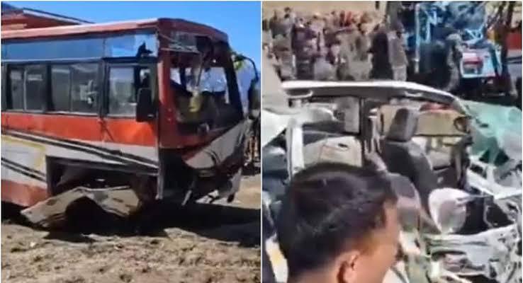 जम्मू में यात्री बस की एसयूवी से टक्कर, दो लोगों की मौत
